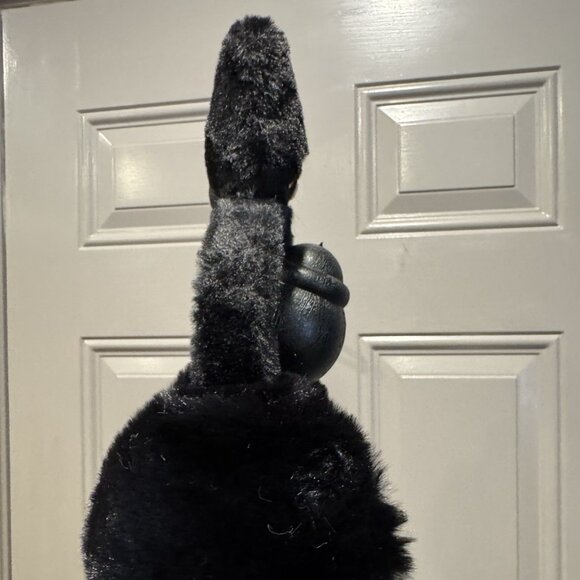 NEW Women’s Earmuffs Eurasier Spitz Ears Fuzzy Fun Warm Bow Bling Black Gold - Picture 9 of 10